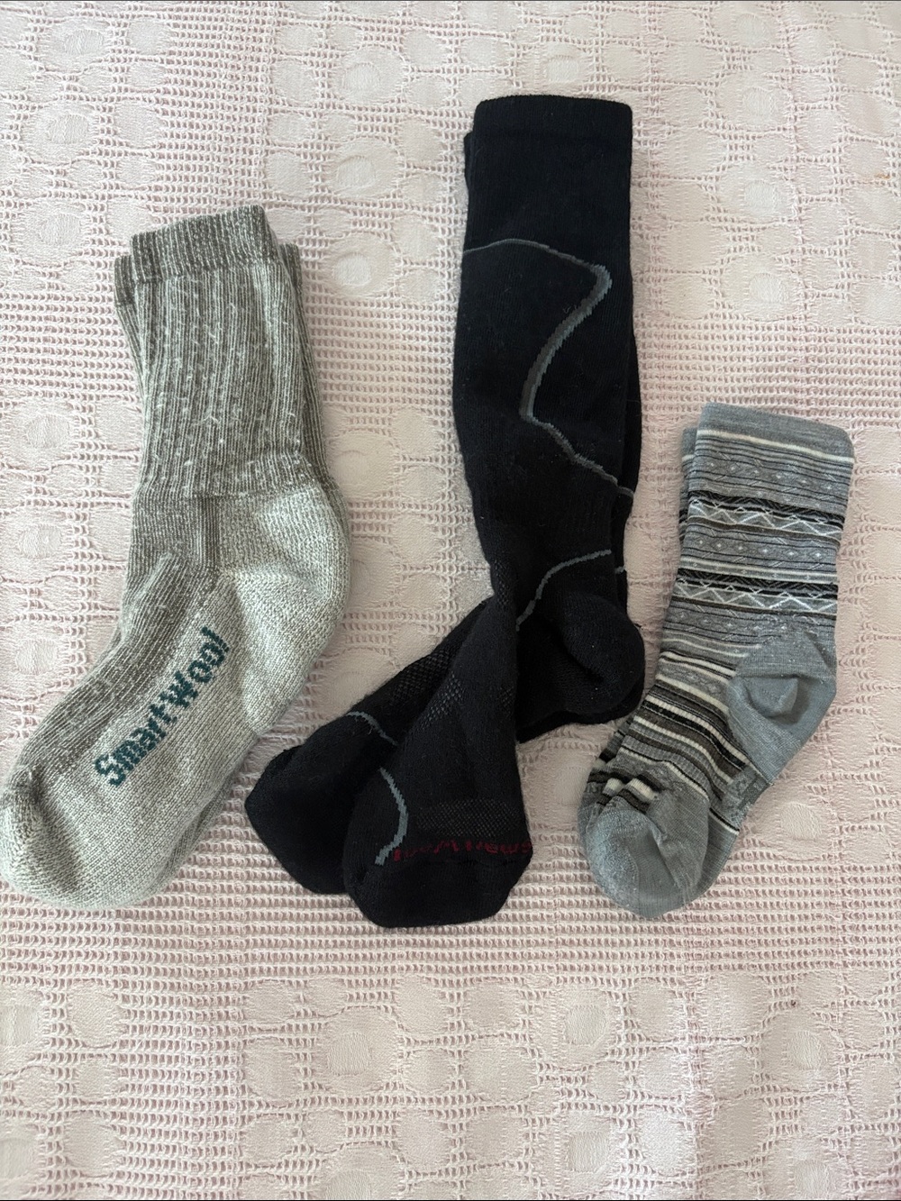 3 pairs women’s size small smartwool socks